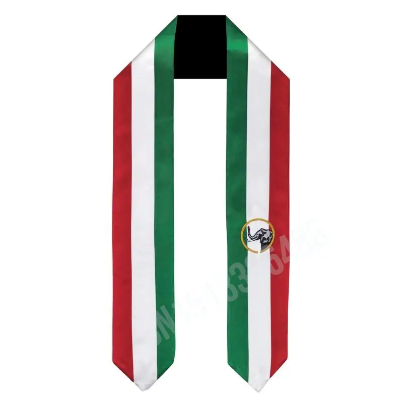 Sciarpa Con Bandiera Montagnard Top Print Sash Stola Per Laurea Studio Internazionale All'Estero Accessorio Per Feste Unisex Per Adulti