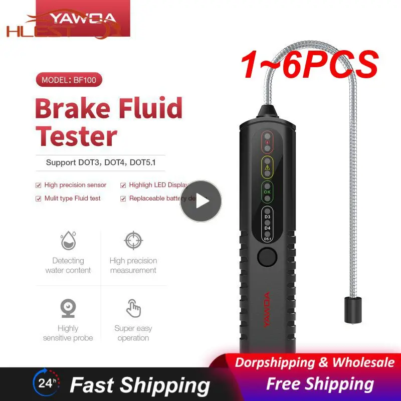 

1~6PCS EDiag BF 200 Brake Fluid Tester Car Brake Fluid Digital Tester BF200 Suitable for Determining Brake Fluid bf 100 direct