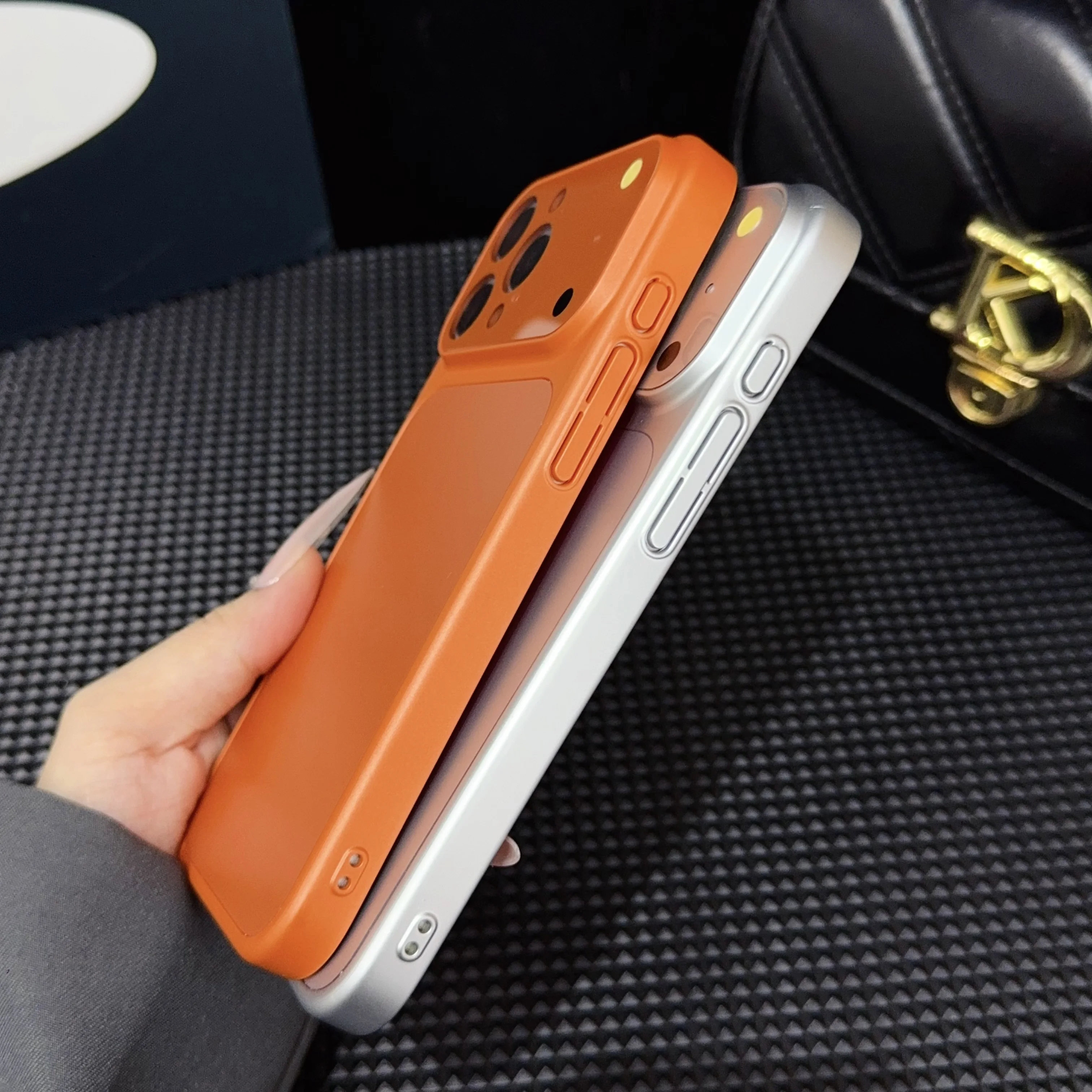 Enhanced Nano Matte Shockproof Phone Case with Original Color Camera Protection