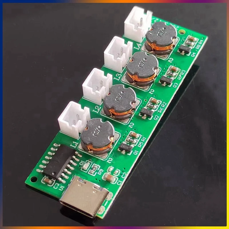 ABGZ-Four-Spray Humidifier Module DIY Atomizer Control Board Driver Circuit Board 1 To 4 Plant Watering Large Fog Volume 3