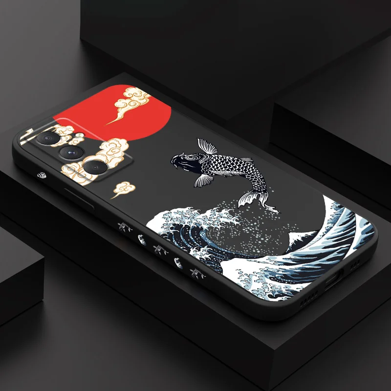 Ocean Carp Design Phone Case - Artistic Protective Cover