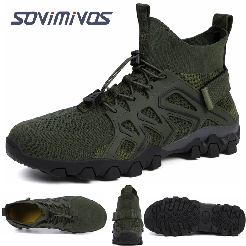 

2022 Aqua Shoes Men Non-slip Fishing Quick-drying Breathable Water Shoes Diving Walking Mesh Sport Rubber Sneakers Free Shipping