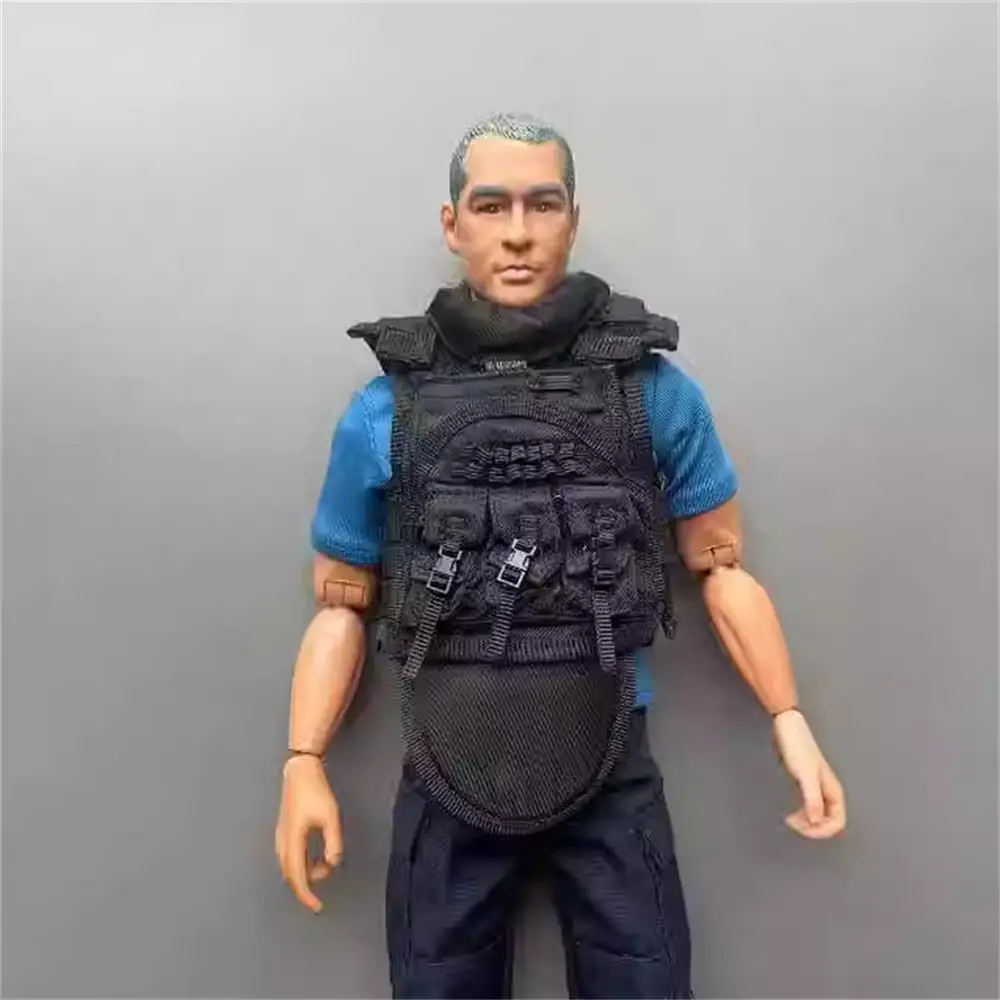 

1/6 BBI Toys Model Modern Soldier Doll Mini Toys Model Black Chest Vest Bag Accessories For 12" Action Figure Scene Component