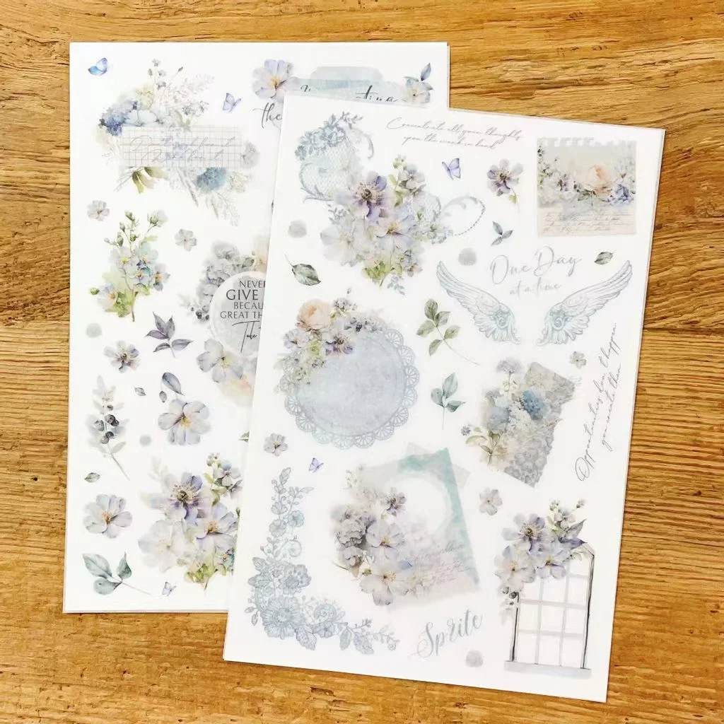 Jp 2024 Vintage-Ersatzteile Speichern Sie den Datums übertragungs aufkleber für die Karten herstellung DIY Scrap booking Plan dekorative Aufkleber Blatt – Detail 1