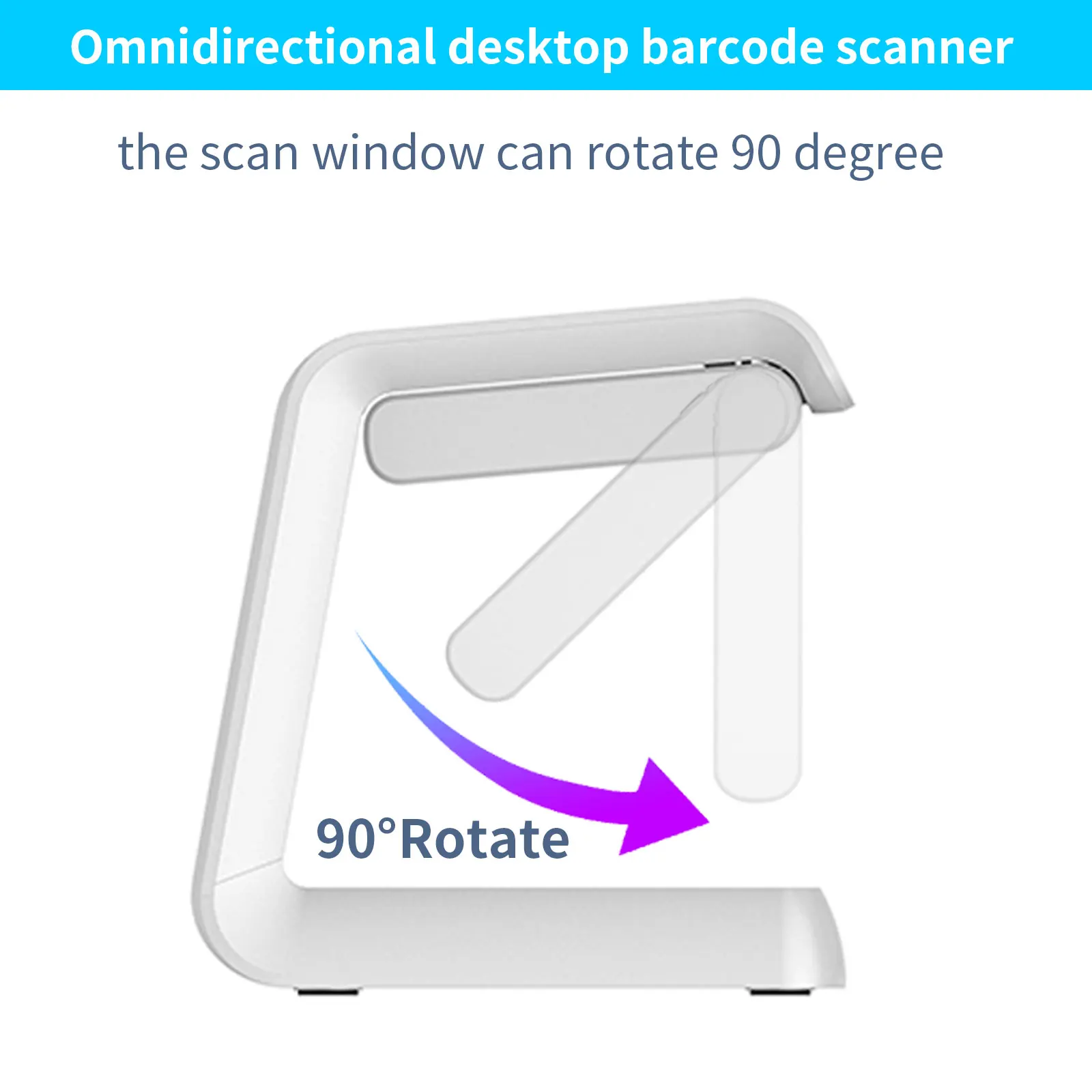 Portable Bluetooth Barcode Scanner for Airport Use &ndash; Scan Passports, IDs, and NFC Documents Efficiently