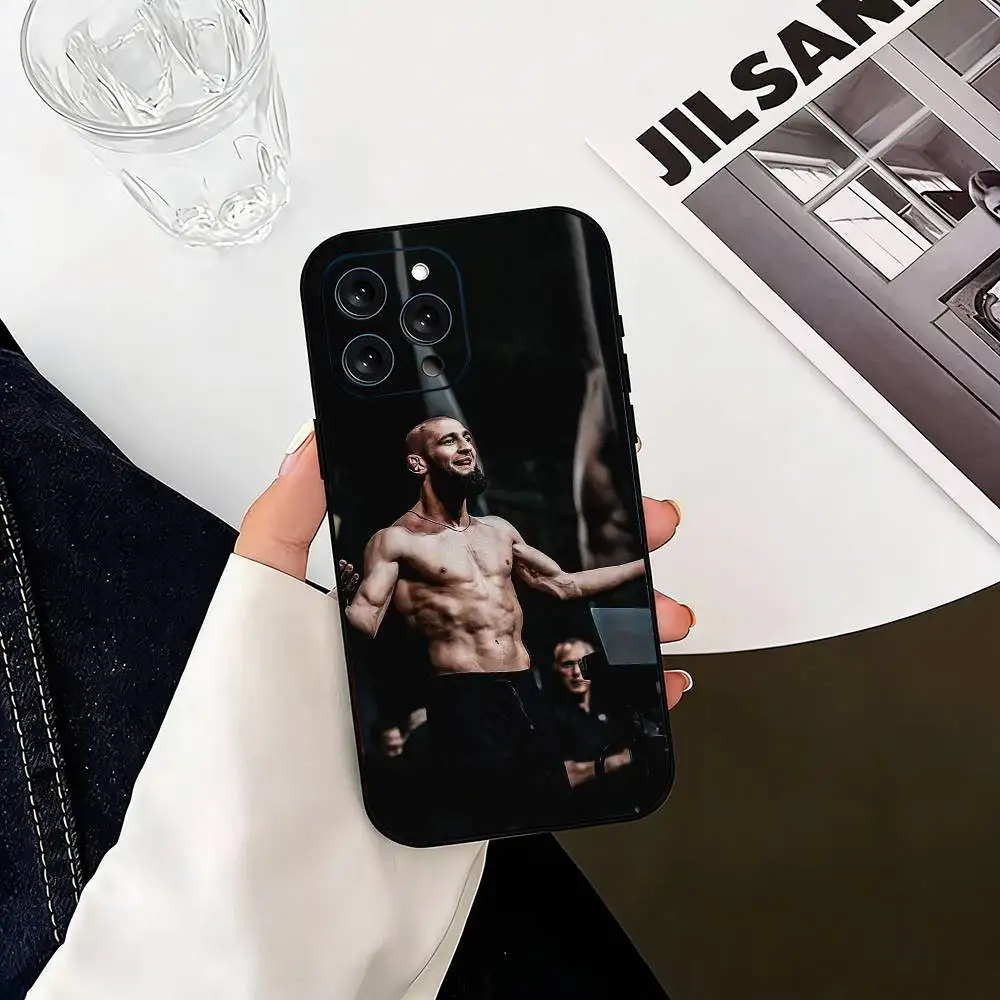 Eagle K-Khamzat Chimaev Black Soft Silicone Phone Case