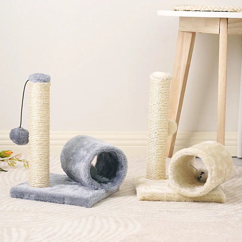 

Cat Scratching Board Toy Pet Toys Rack Kitten Cats Sisal Climbing Frame Post Pillar Villa for Nest Scratch Platform Roll Kitty