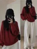 Korean Fashion O-Neck Sweater Women's 2024 Autumn/Winter New Round Neck Pullover 100% Wool Cashmere Knit Sweater Loose Warm Tops 2