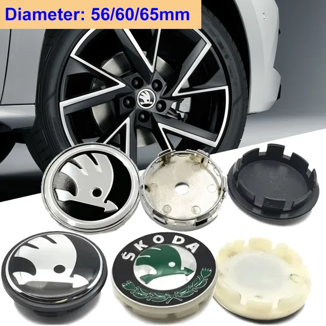 Skoda Wheel Center Caps 1