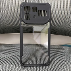 Infinix Note 60 Pro Magnetic Transparent Ring Holder Case - Acrylic Protective Shell for Infinix Note 60 (Black)