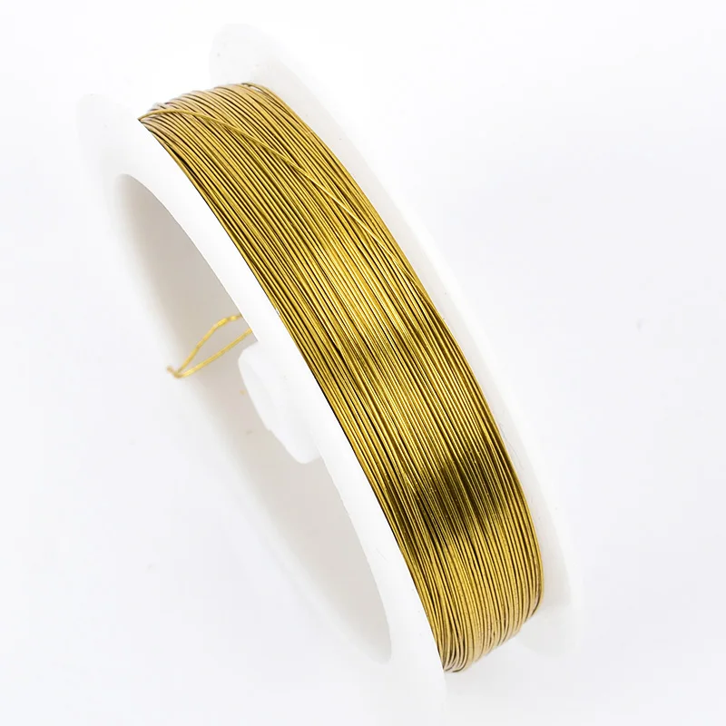 0.3/0.4/0.5mm colorful Iron wire Enameled wire Spool Craft Soft Wire DIY Jewelry Crafts Accessories Beaded line modeling Design