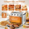 Geek Chef Convection Air Fryer Toaster Oven, 4 Slice Toaster Airfryer Oven, Electric Hot Oven Oilless Cook 2