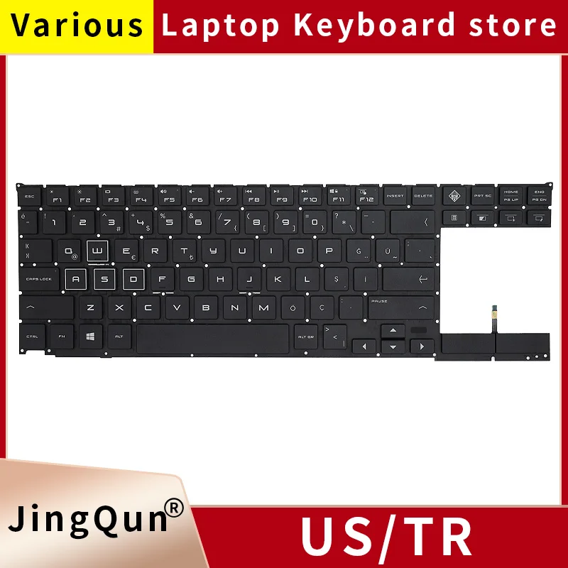 Original TR/Turkey Laptop keyboard For HP OMEN X 15-DG 15-dg0xxx 15-dg0000 2S S2 15T-DG000 15-dg0024nr 15-dg0003TX TPN-Q215