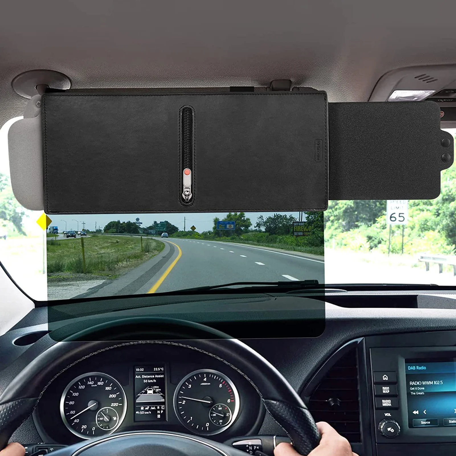 UniversalCarSunVisorExtenderAntiglareSunBlockerCarWindow