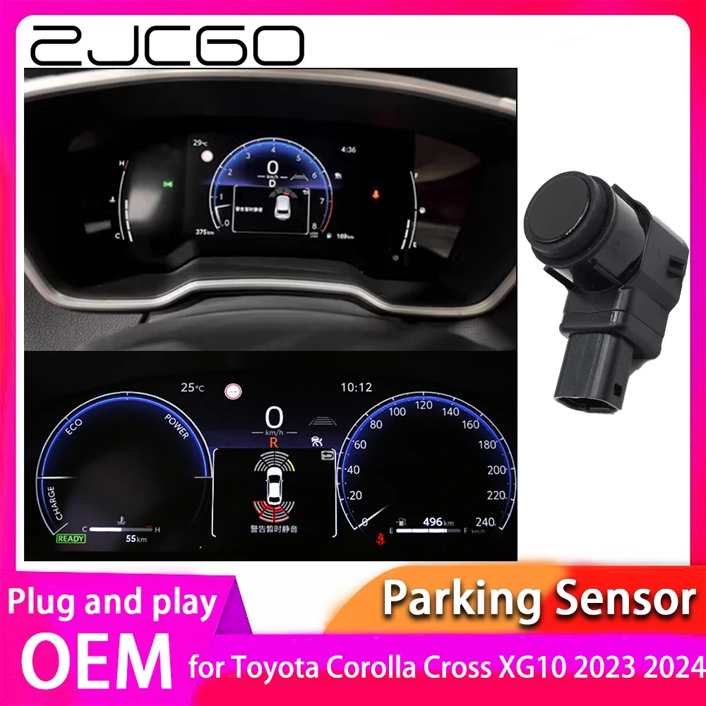 

ZJCGO Original Car OEM Parking Sensor Assistance Backup Radar Buzzer System for Toyota Corolla Cross XG10 2023 2024