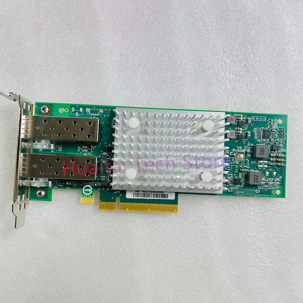 For DELL Ten Gigabit Dual-port Optical Fiber Network Adapter QL41112HLCU-DE 807N9 C5RNH 5252W 4 For DELL Ten Gigabit Dual-port Optical Fiber Network Adapter QL41112HLCU-DE 807N9 C5RNH 5252W - Image 3