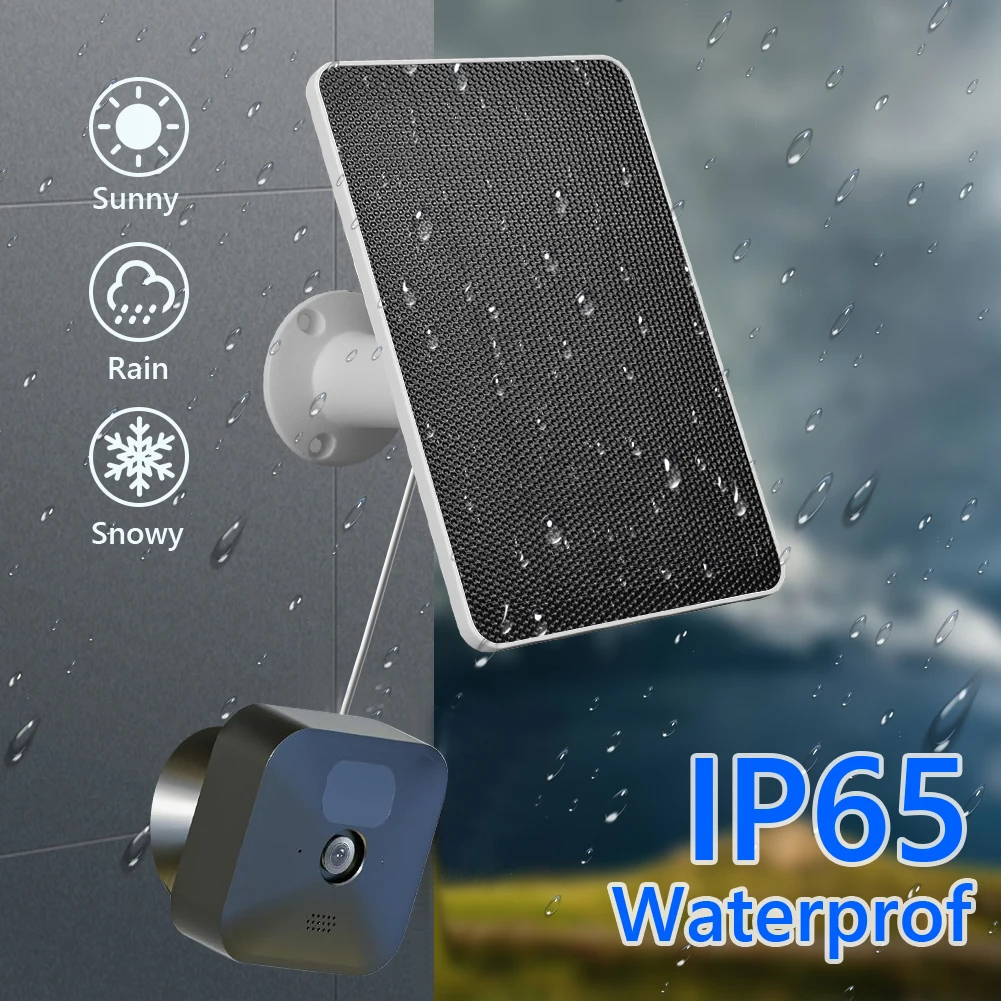 Solar Powered Blink Outdoor Add On Camera 4W Solar Panel Charger