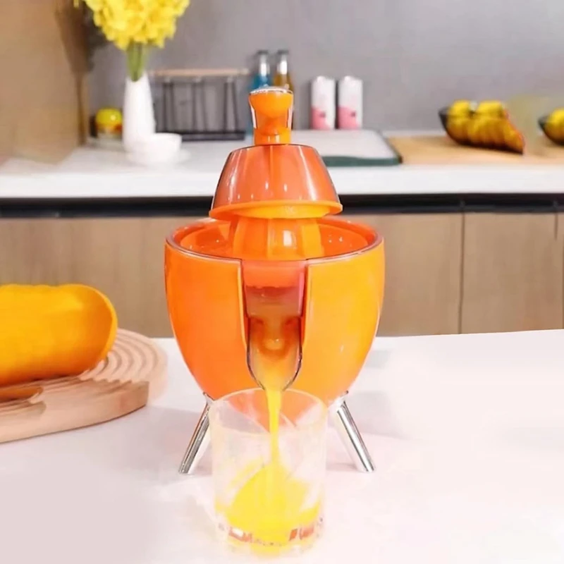 Electric Orange Juicer Squeezer Portable Lemon Squeezer Machine For Oranges Grapefruits Slag Juice Separator EU Plug 6
