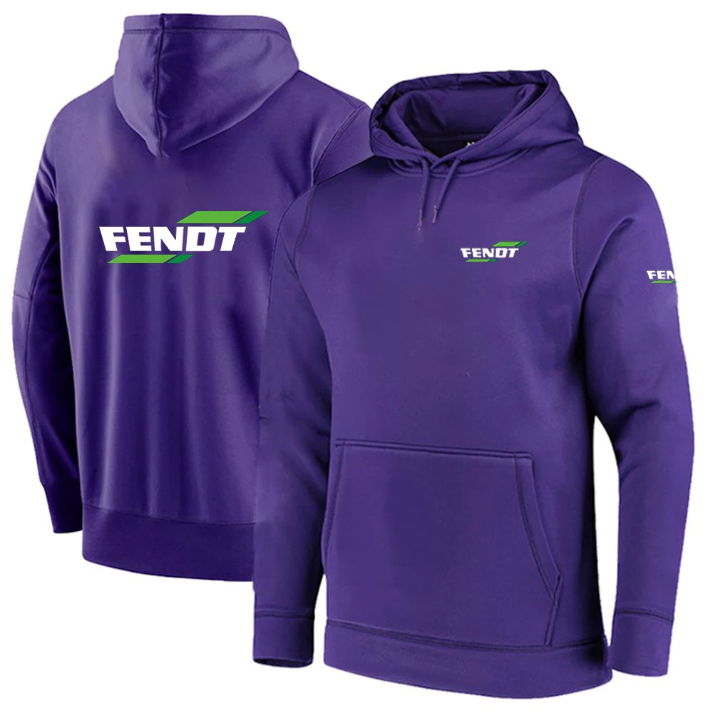 FENDT 2023 men's high-quality leisure comfortable long-sleeved solid color sweater leisure hooded sweatshirt sportswear coat spo
