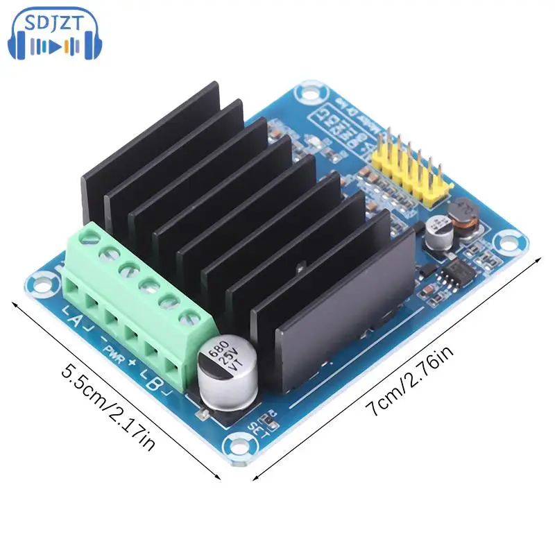 

DC 5-15 V 30 A Dual Channel H Bridge Motor Driver Module Bread Board Controller DHB-01A DC Motor Driver Board
