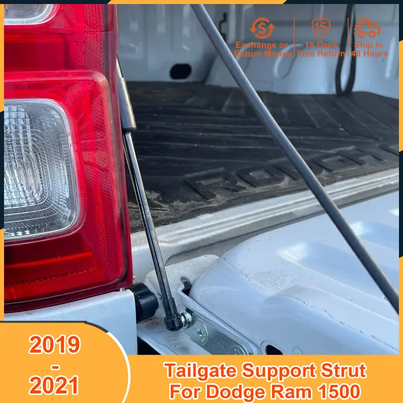 

2019-2021 Tailgate Lift Support For Dodge Ram 1500 2019 2020 2021 Accessories Strut Bars Rear Door Slow