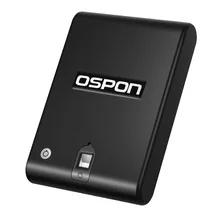 Ospon impressão digital cofre arma caixa de valores biométrico impressão digital cofres cofre