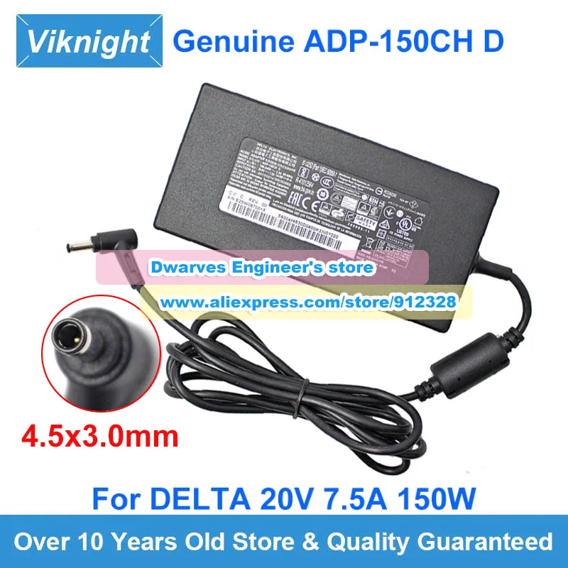 Оригинальный ADP-150CH D 20V 7.5A адаптер для DELTA MSI GF76 блок питания для зарядного устройства для ноутбука 150 Вт x мм