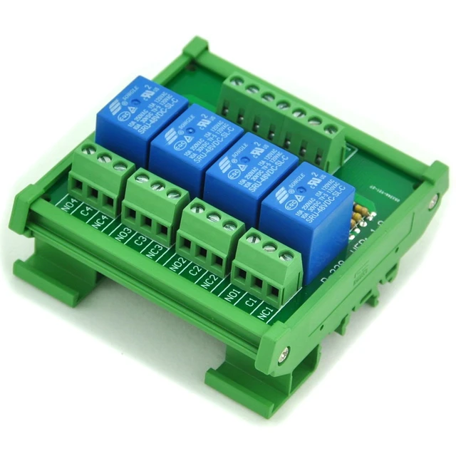 Resettable Thermal Circuit Breaker Overload Protector 8 Channel Power  Distribution Module DIN Rail Mount