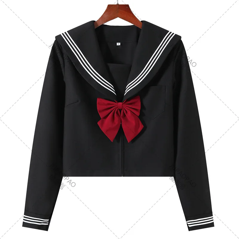 Japanese Jk Schoolgirl Two-Button Suit Spring Summer Women Girl Jacket College Style Long Sleeve Uniform Coat Korean