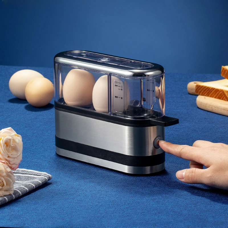 

Котел для яиц из нержавеющей стали, автоматический мини-отпариватель для яиц, бытовой маленький котел для яиц