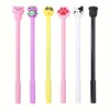 50 Creative Cute Cartoon Neutral Pen Black 0.5 Needle Water Pen Student Stationery Award Pen (Random Style) 4