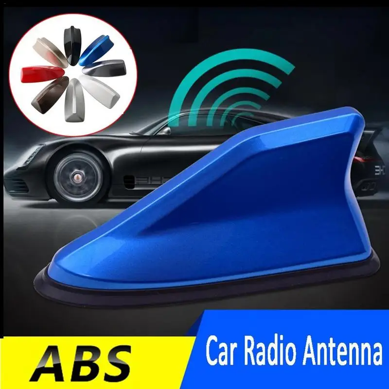 

Car Roof Shark Fin Antenna Amplifier Auto Radio AM FM Antenna Signal Amplifier Roof Top Mount Shark Fin Aerial Antenna Toppers