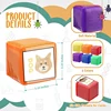 12PCS DIY Educational Game Dice Learning Dice Set With 6 Sides Clear Pocket Photo Pocket 6