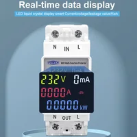 TOMZN 2P 63A 110V 220V TUYA WIFI Smart Switch Kwh Metering Circuit Breaker Timer with voltage current and leakage protection - Image 4