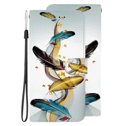 Cover per telefono con portafoglio in pelle cartoon - Note70T/C71
