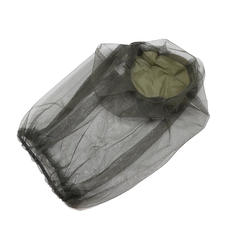 Mosquito Hat Net Face Head Protector Foldable Outdoor Insect Gnat Head Cover Anti-mosquito Beekeeper Net Mask Protection Mosquito Net Head Net