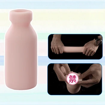 Sex Toys for Men Masturbator Male Pussy Vaginal Pornografia Milk Bottle Style Portable Hidden Adult Toys Pocket Pussy Sexy Toys 4