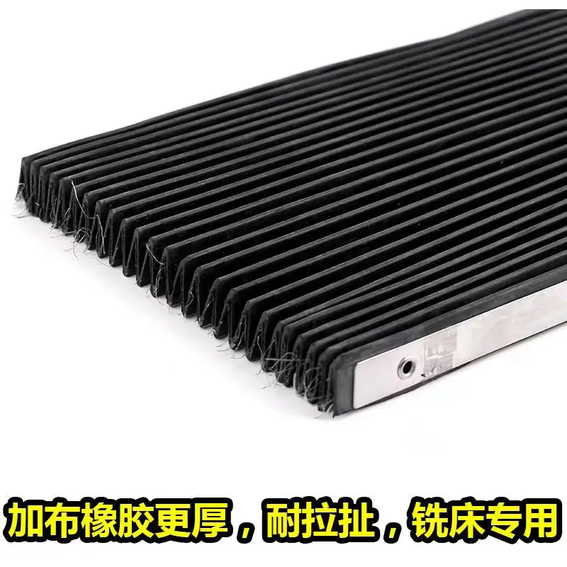 2pcs Bridgeport Milling Machine Accordion Type Way Rubber Cover Set Front +Back CNC Milling Machine Lathe Rubber Pad milling machine tools,milling machine cover