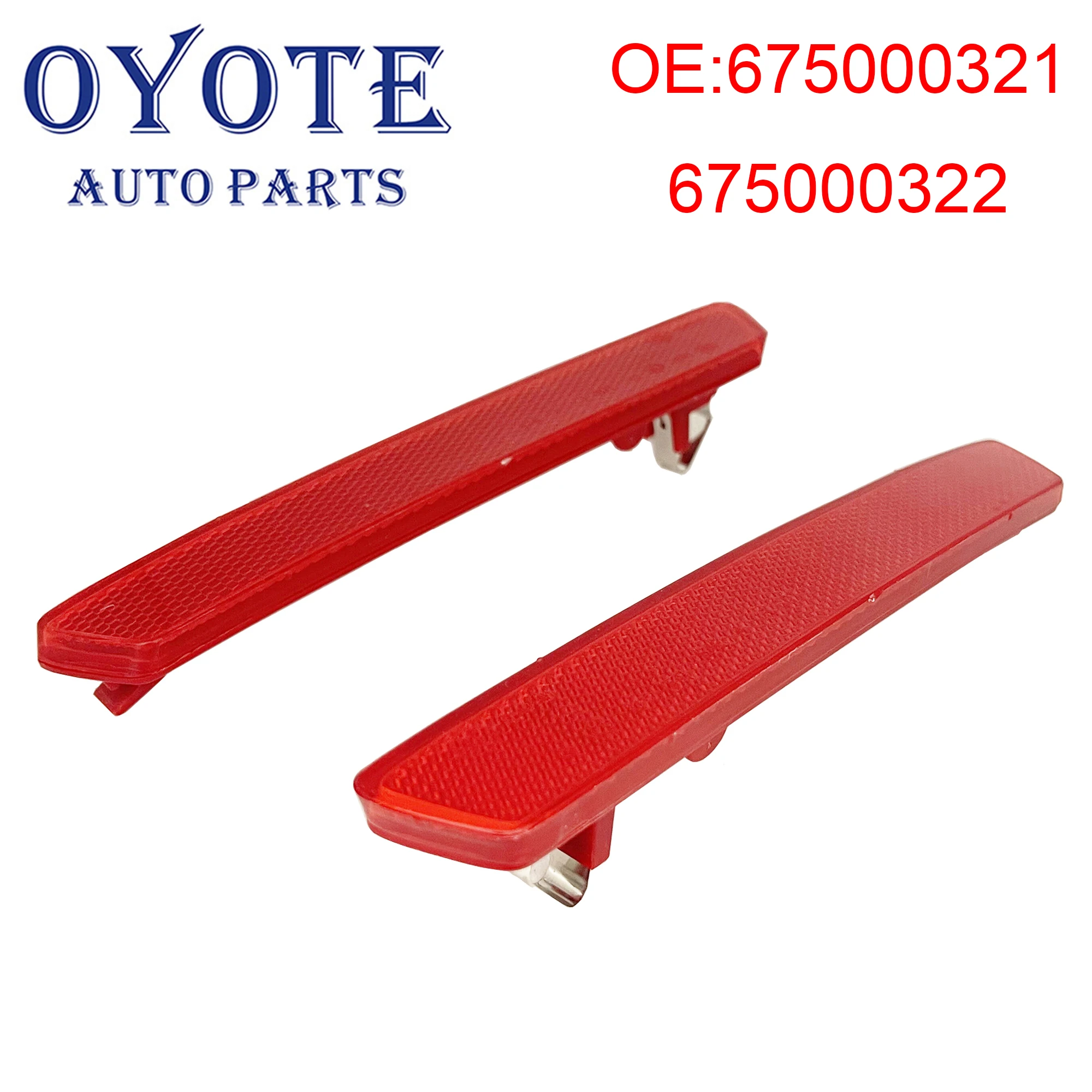 

OYOTE 675000322 675000321 левый и правый задний бампер, противотуманная фара, отражатель, аналогично для Maserati ghilii 2014-2017