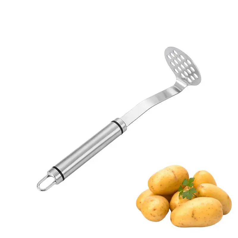 

Stainless Steel Potato Masher Pressed Vegetable Food Crusher Smooth Manual Fruit Juice Maker Multifunction Home Kitchen Gadgets