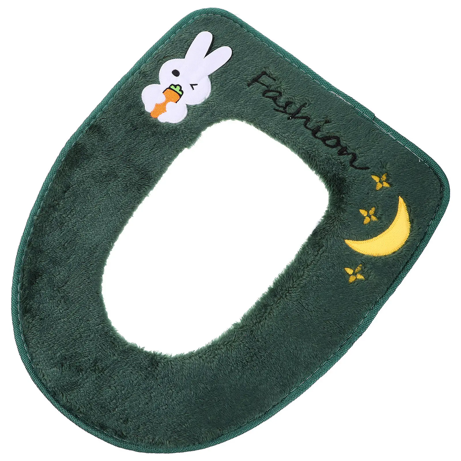 1Pcs 부드러운 방수 변기 커버 가정용 편안한 지퍼가 달린 세척 가능한 변기 패드 크리 에이 티브 홈 용품