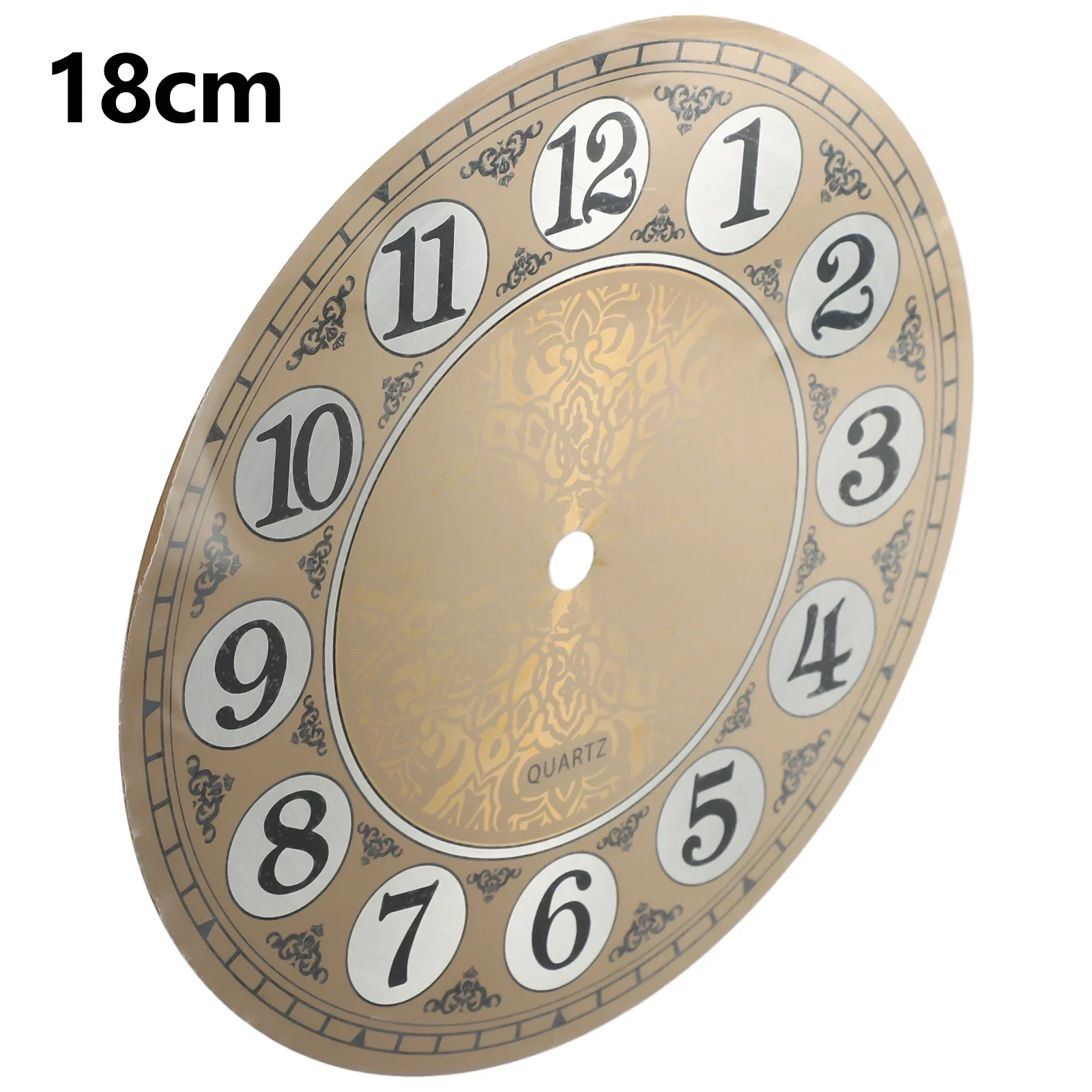 180mm Aluminium Clock Dials Faces DIY Quartz Wall Clock Dial Face Number Making Bedroom Living Room Wall Decor