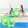 Summer Adult Double Inflatable Swimming Ring Round Star Pool Floaties Swimming Ring Large Pools Circle Water Play for Kids 1