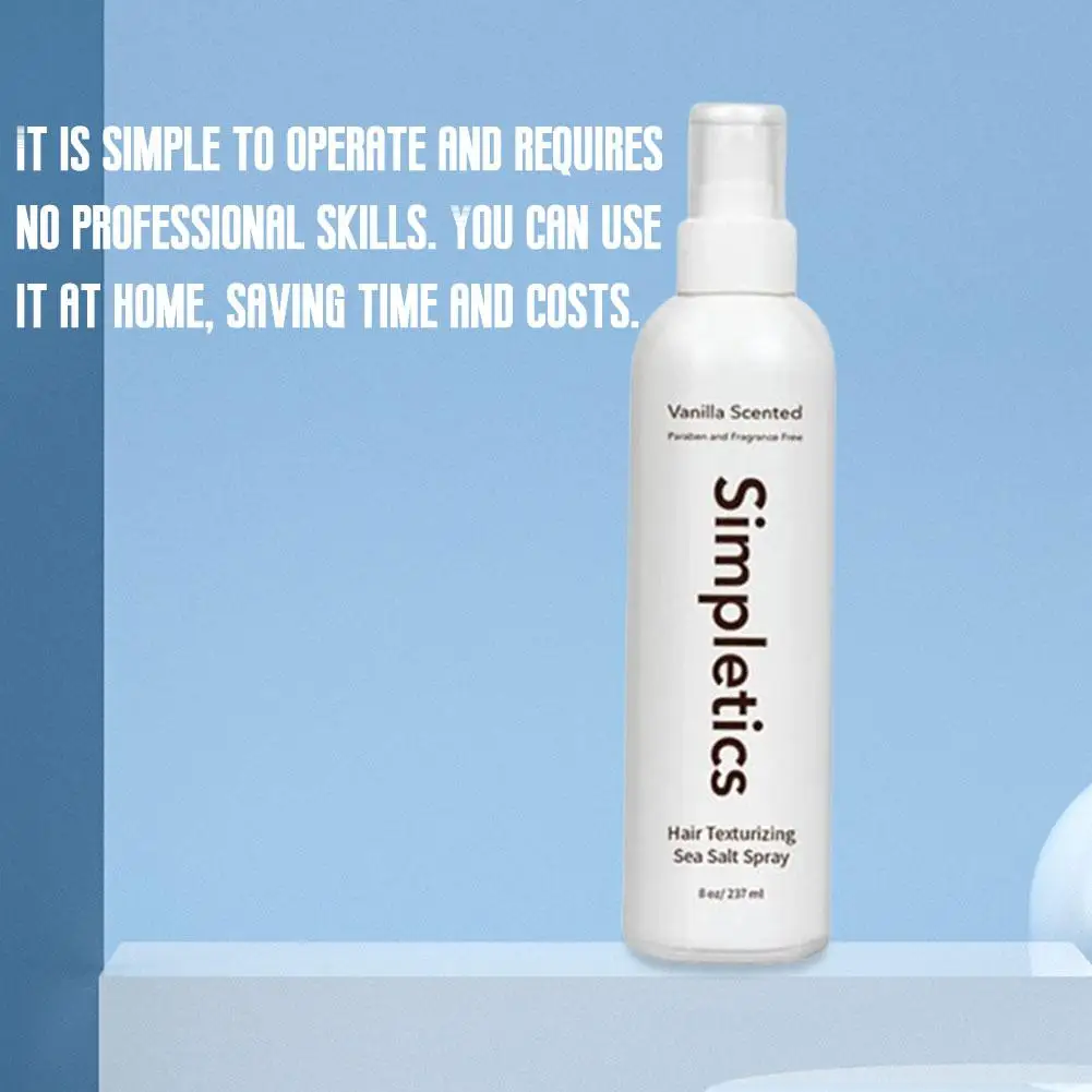Sea Salt Hair Styling Spray Strong Hold for Thicker, Moisturized Curls, Nourishing Hair Shaping Spray with Oil for Defined Style