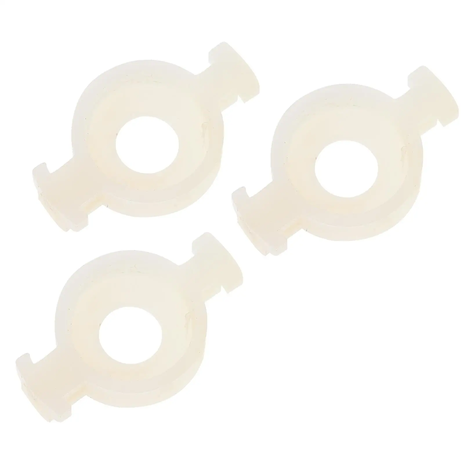 3 Small Piston Holders Useful Trumpet Spring Pads Cornet Supporting Plates Clean Button White Valves