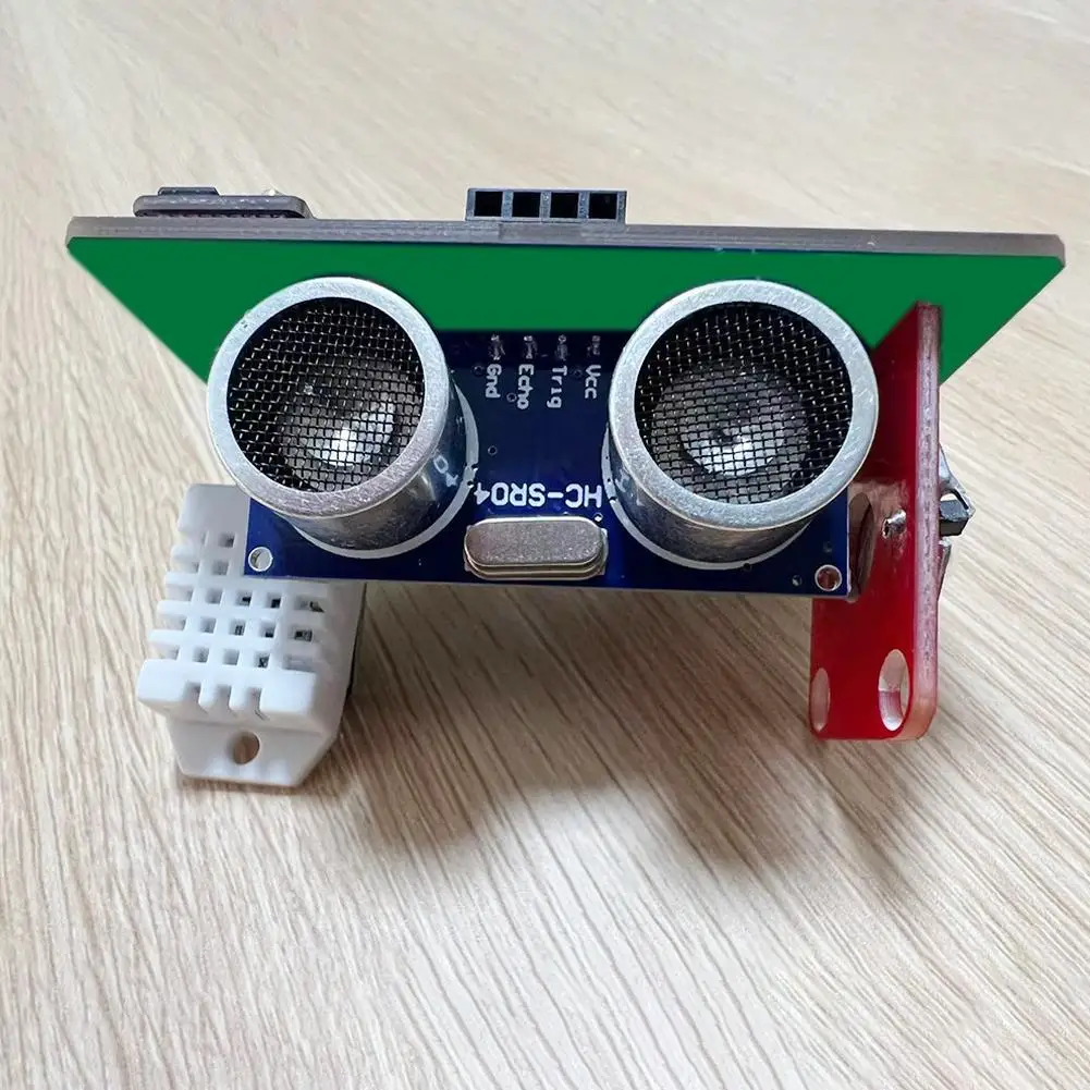 

For Flipper Zero 5 In 1 Development Board FM + GPS + Ultrasonic Sensor + LED+ Temperature Sensor Module For Zero Modification