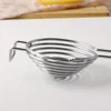 Stainless Steel Egg Separator Long Handle Yolk White Divider Food Grade for Baking Cooking Kitchen Tool Easy Clean Hanging Hook 5