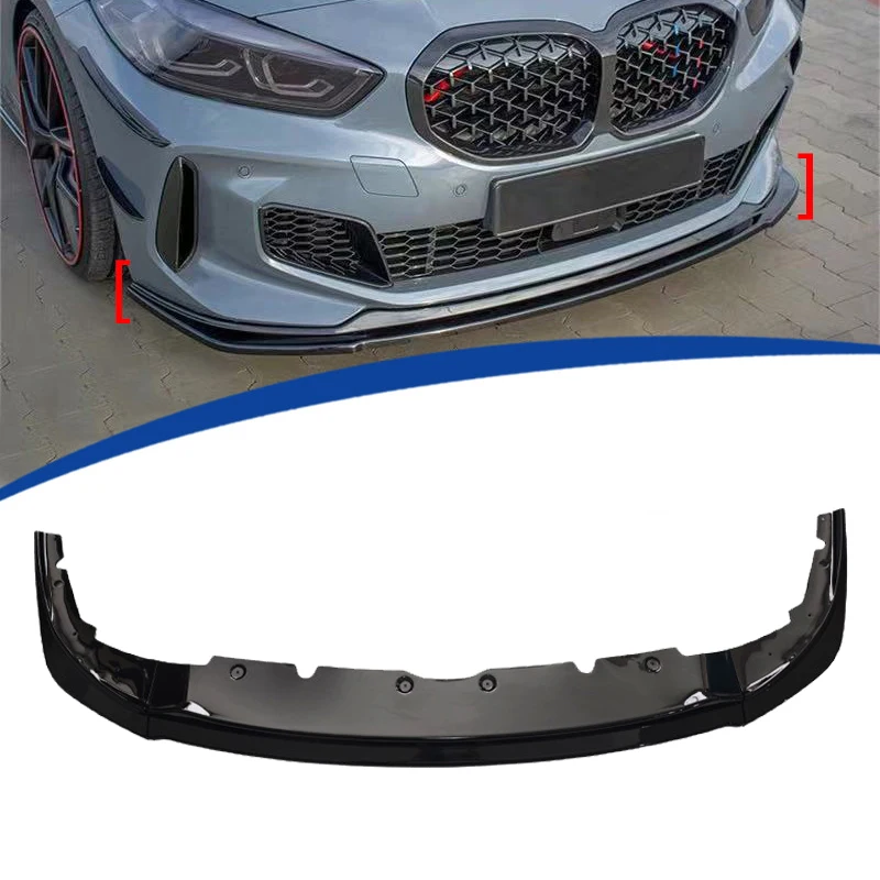 BMW 1 시리즈 F40 2020 2021 2022 2023 2024 자동차 액세서리 개조 외관용 프론트 범퍼 스포일러 립 스플리터 디퓨저