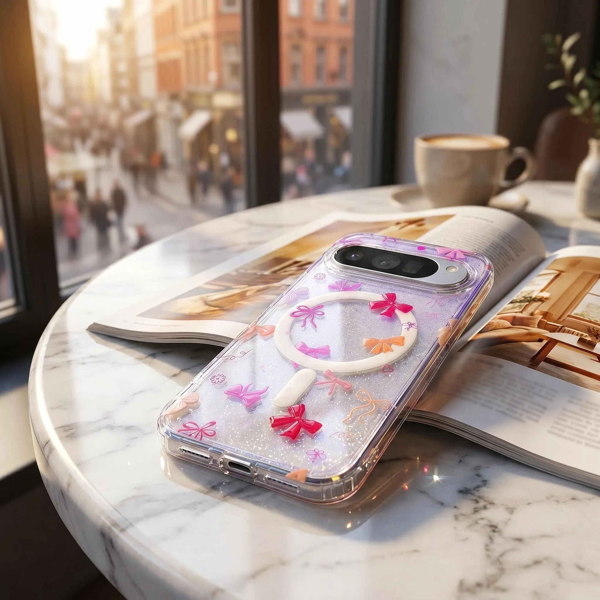Transparent Blue Light Anti-Drop Airbag Phone Case