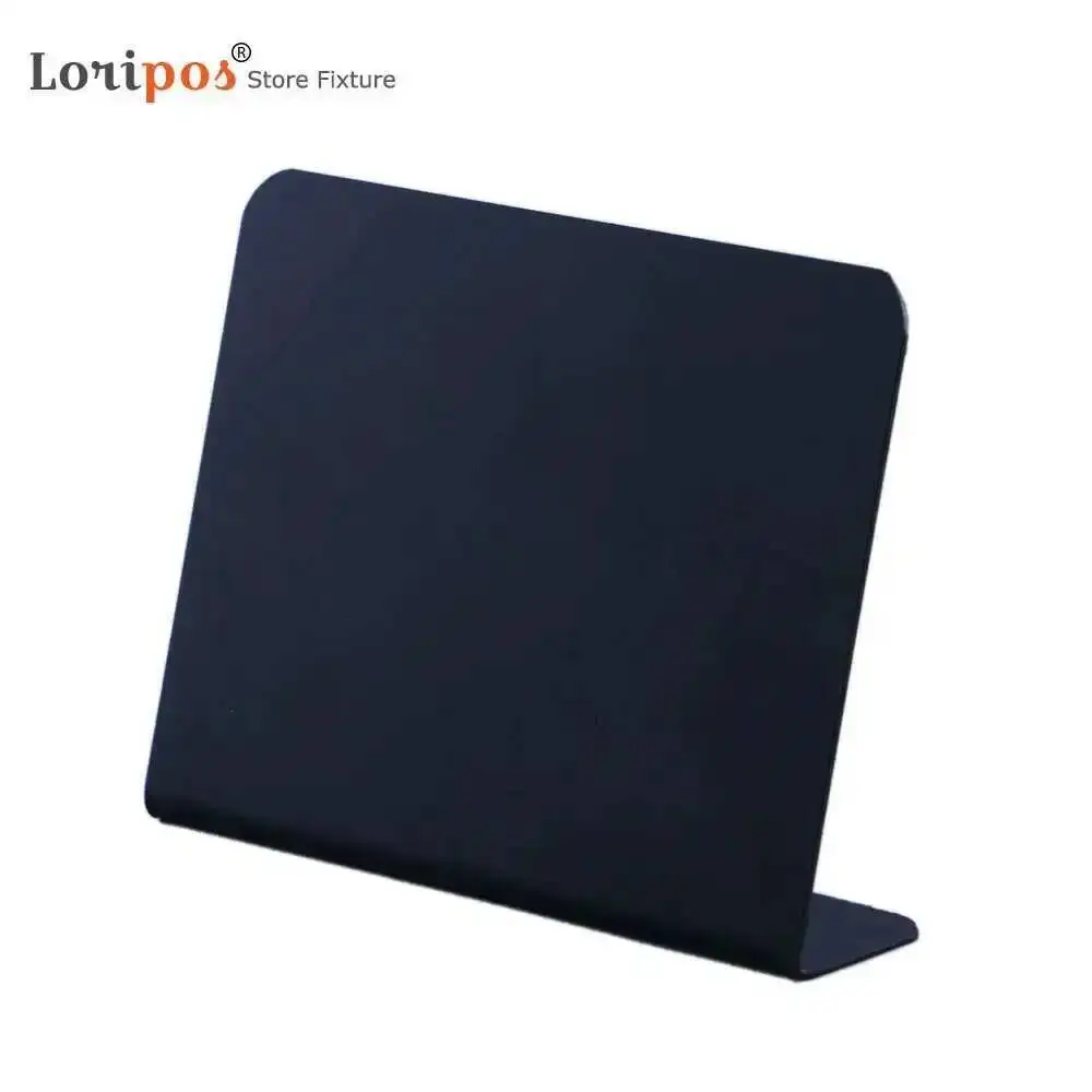 Supporto per Segnaposto da Tavolo Nero, Mini Lavagna per Menu, Segnaposto da Banco, Porta Segnaposto Liquido da Scrivania | Loripos - immagine 3